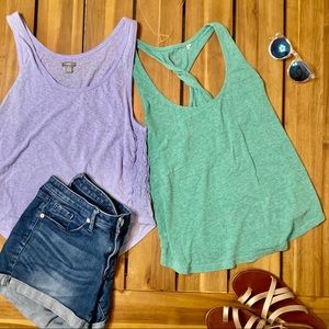 TWO Summer Tanks Small Aerie and Lulu
